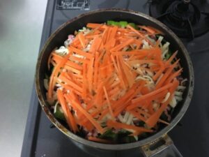 野菜の重ね焼き